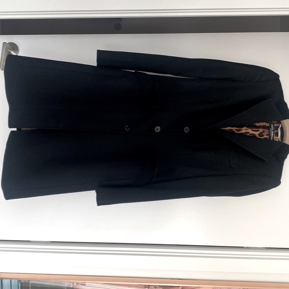 Authentic Dolce & Gabanna Wool Tailored Coat
